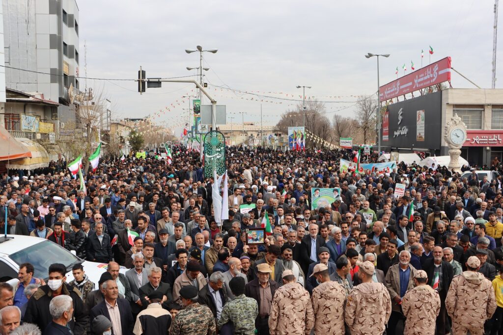 راهپیمایی ۲۲ بهمن در مرودشت